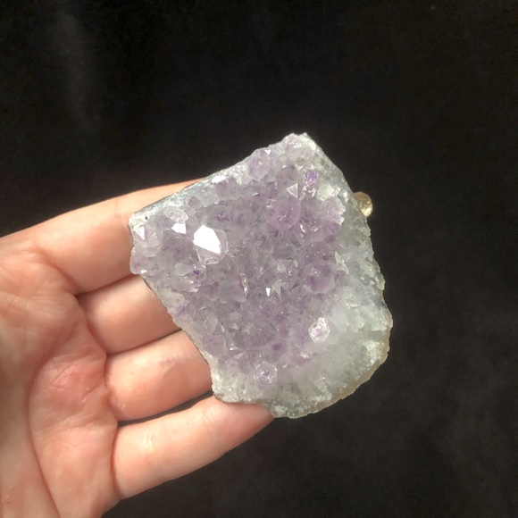 Natural Raw Purple Amethyst Crystal Cluster - Picture 4 of 6